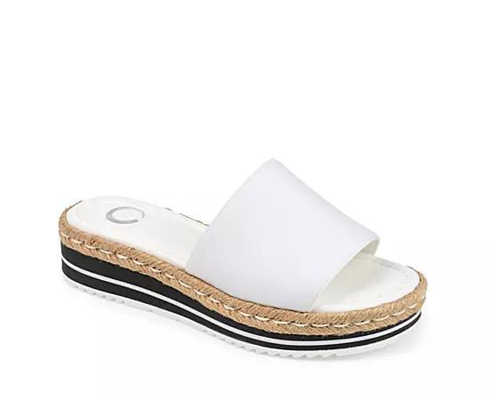 Journee Collection Rosey Womens Espadrille Slide Sandals Product Image