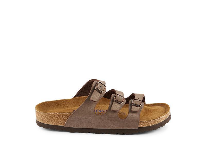 Birkenstock Florida Soft Footbed Birkibuc Sandals for Ladies - Mocha - 42M Product Image