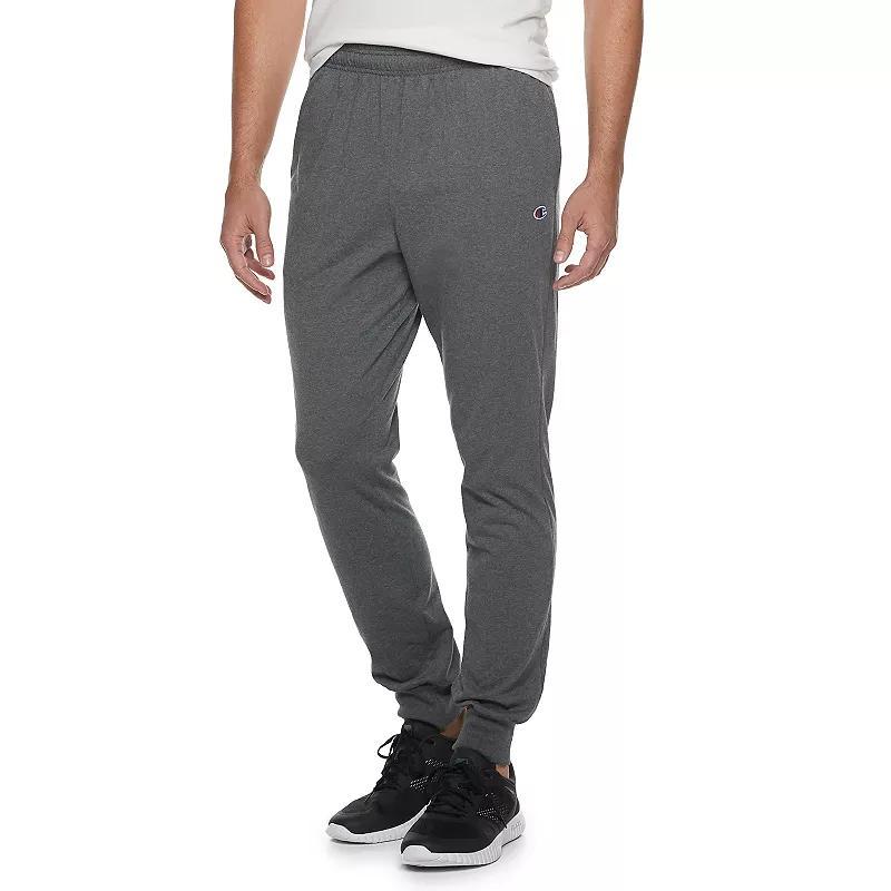 Mens Champion Jersey Joggers Granite Grey Product Image