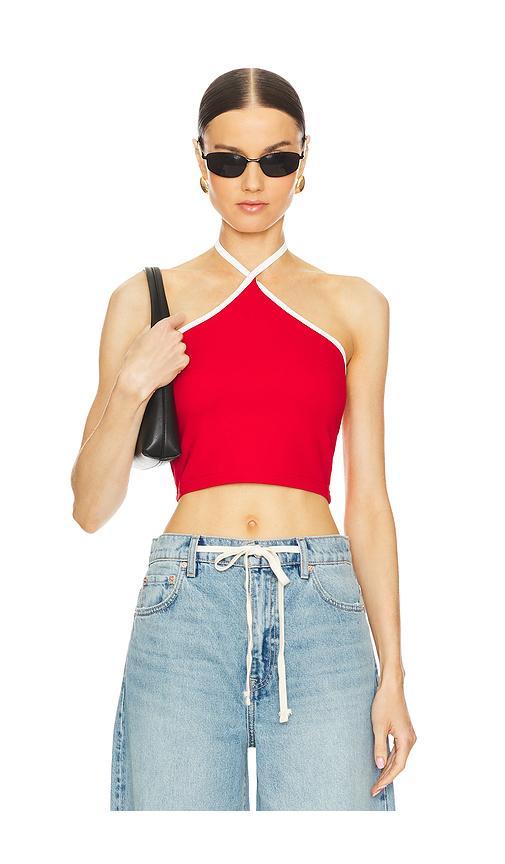 Sirena Contrast Halter Top Product Image