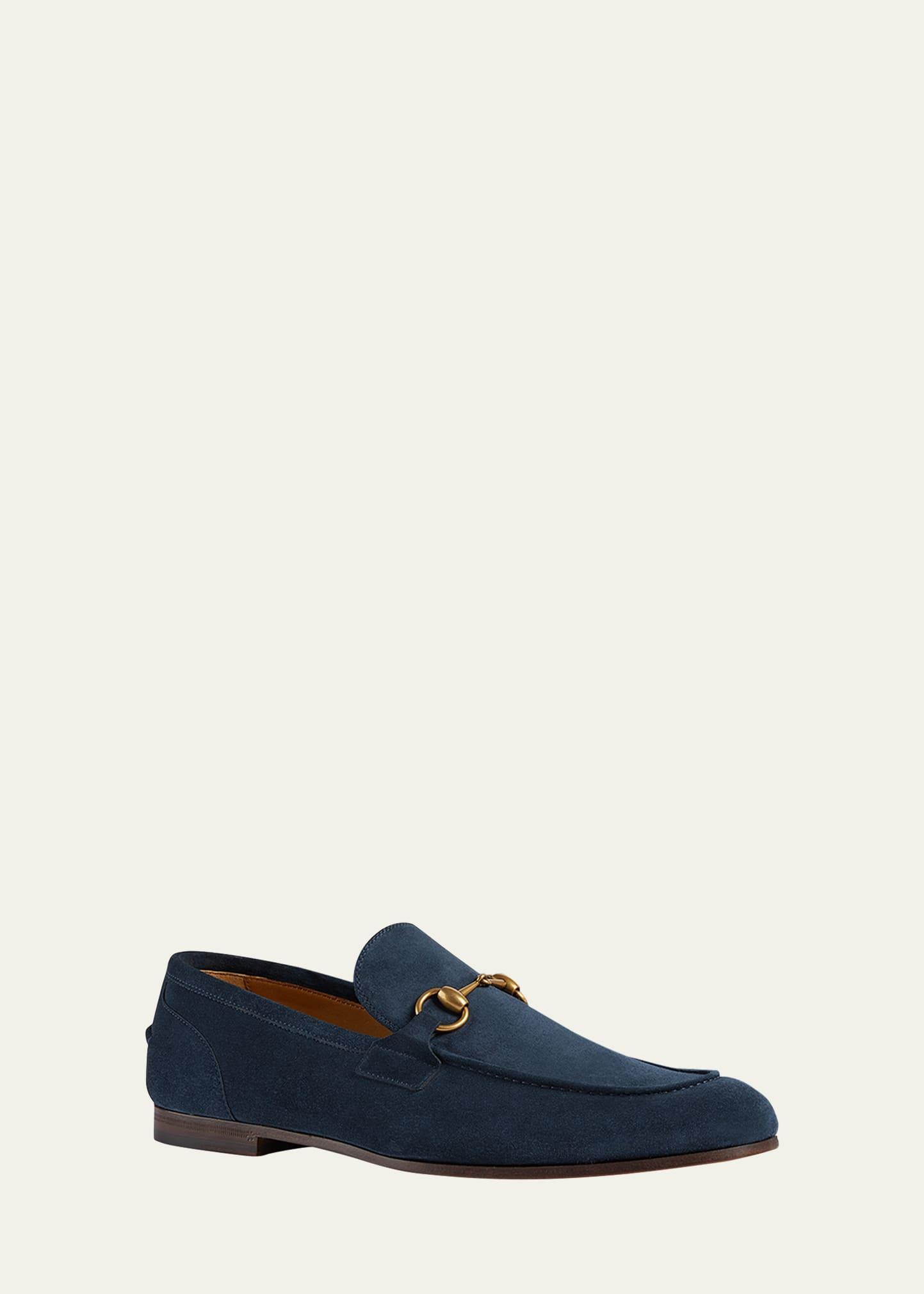 Mens Suede Horsebit Loafers Product Image