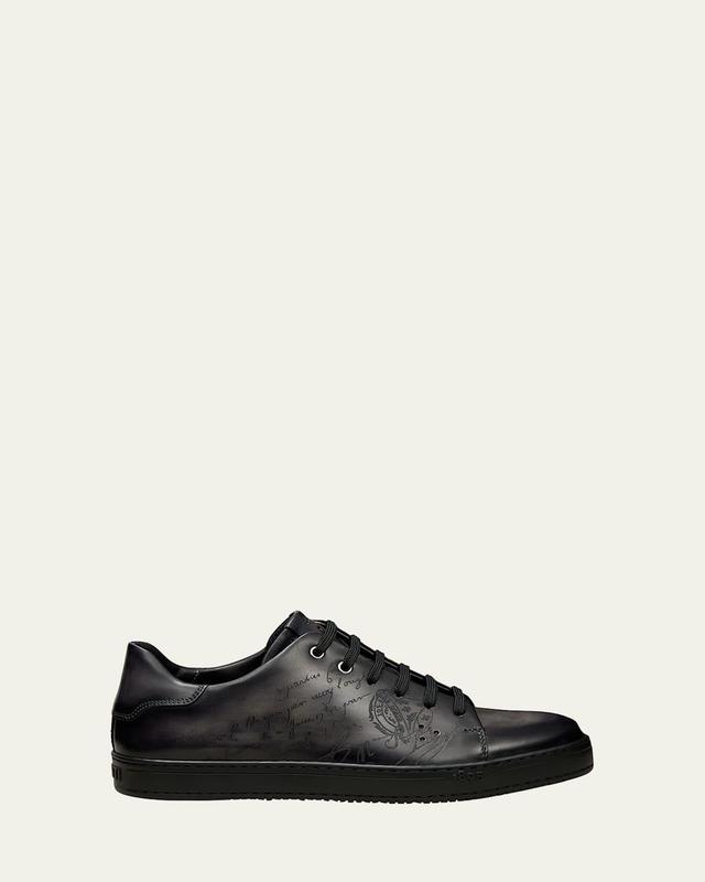 Mens Playtime Scritto Leather Low-Top Sneakers Product Image