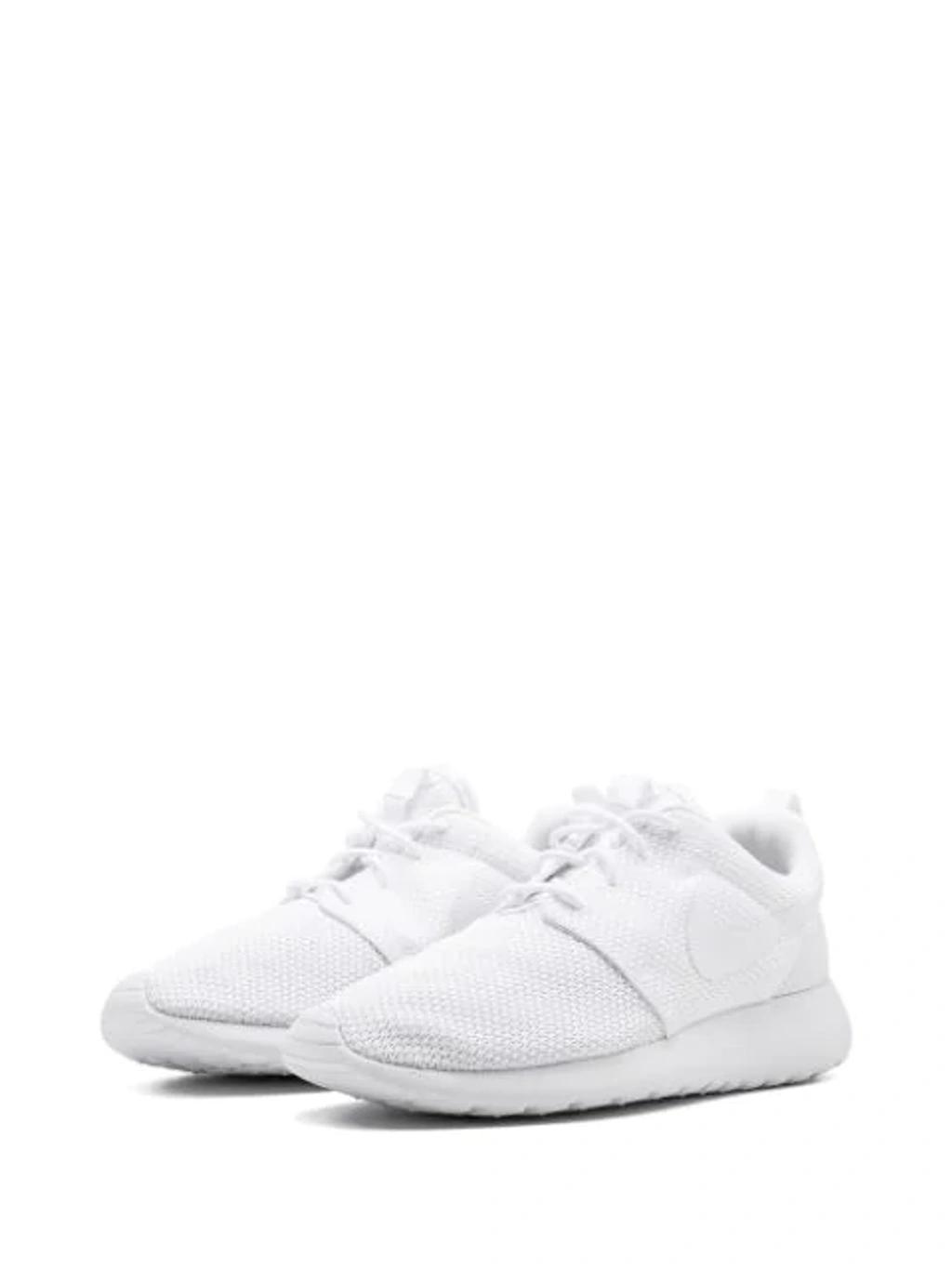 Men's Roshe One Casual Sneakers From Finish Line In White/white Product Image