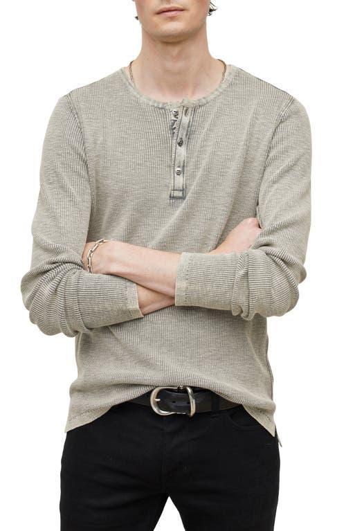 John Varvatos Memphis Waffle Long Sleeve Henley Product Image