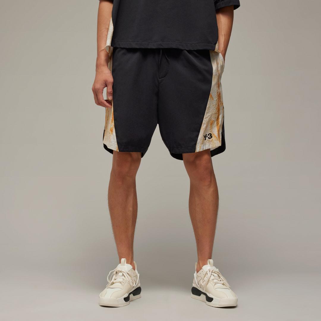 adidas Y-3 Rust Dye Shorts Black XL Mens Product Image