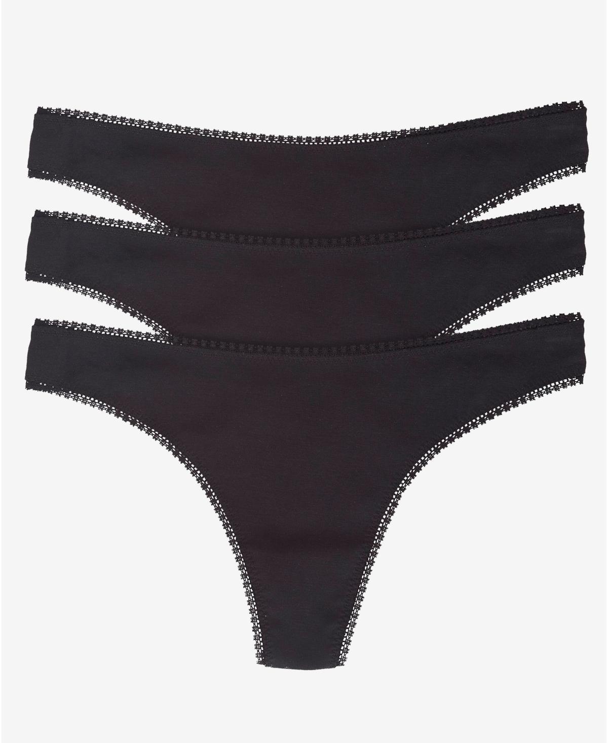 On Gossamer Cabana Cotton 3-Pack Thongs Product Image