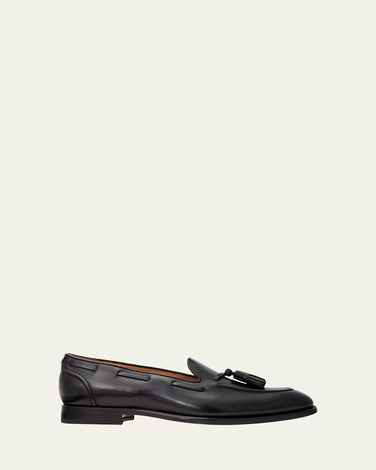 Mens Luther Tasseled Leather Loafers Product Image