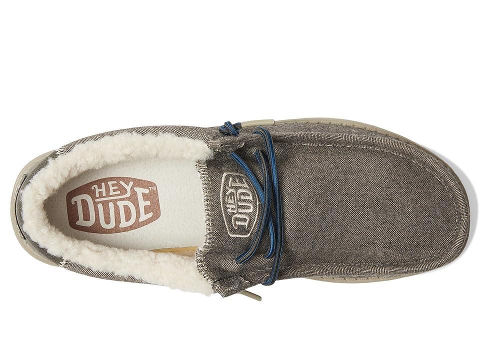 Hey Dude Wally Herringbone (Chocolate) Men's Shoes Product Image