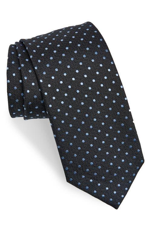 Mens Polka Dot Silk Tie Product Image