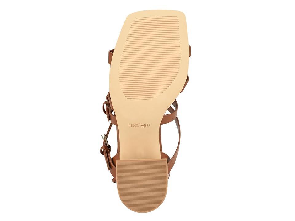 Nine West Karrly Womens Strappy Dress Sandals Ivory Product Image