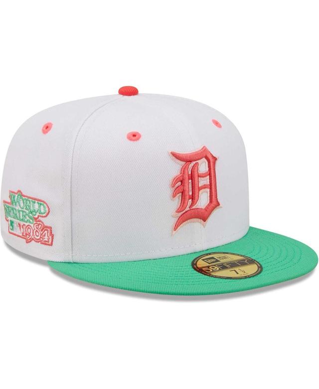 Mens New Era /Green Detroit Tigers 1984 World Series Watermelon Lolli 59FIFTY Fitted Hat Product Image