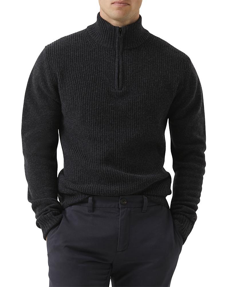 Mens Charlestown Quarter-Zip Lambswool Sweater Product Image