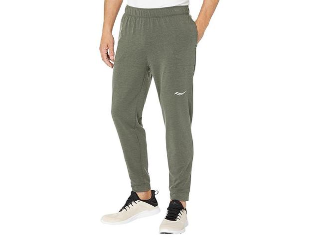 Saucony Boston Pants (Climbing Ivy Heather) Men's Clothing Product Image