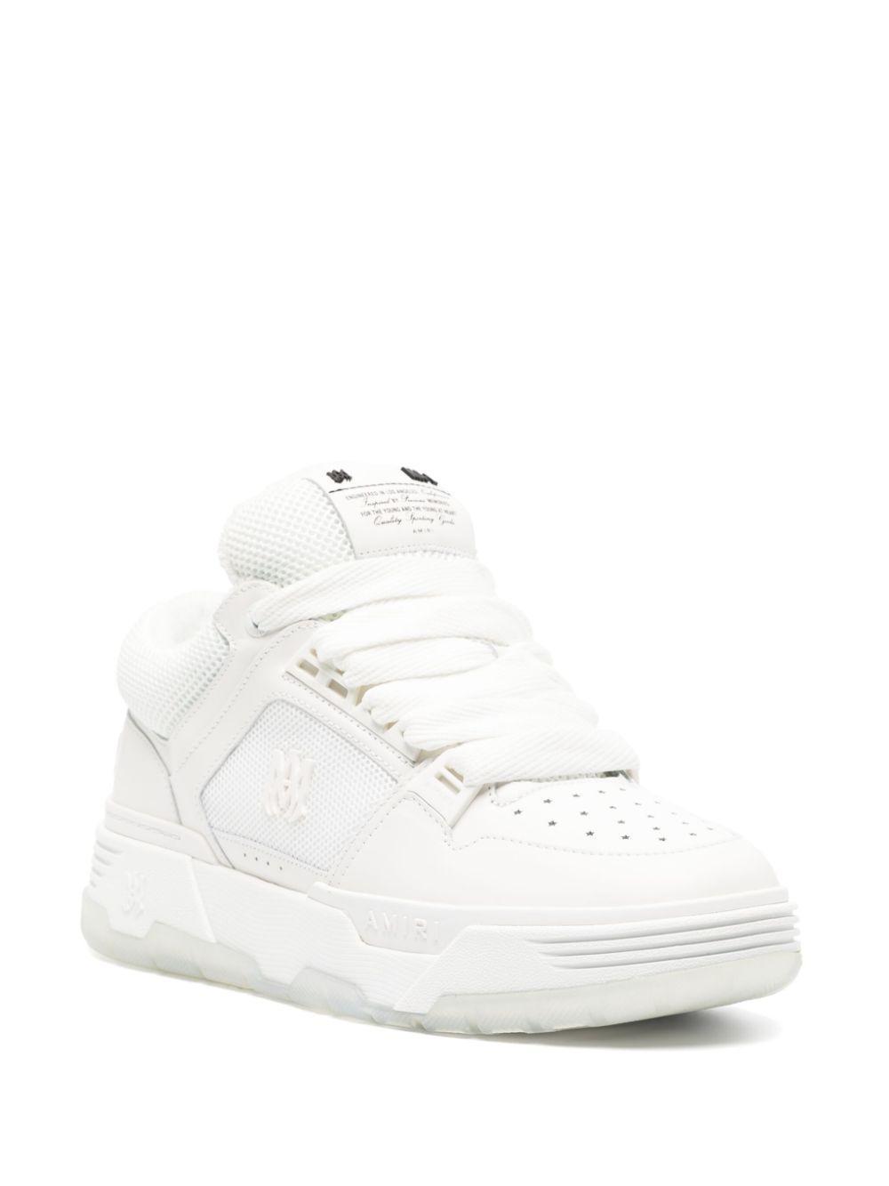 AMIRI Ma-1 Leather-trim Mesh Sneakers In White Product Image