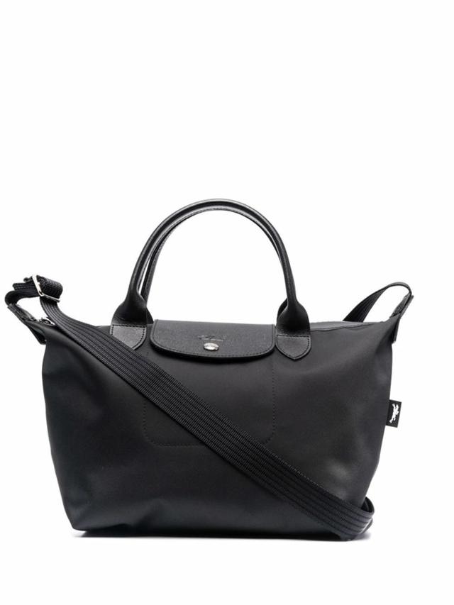 LONGCHAMP Le Pilage Energy Top Handle Shoulder Bag In Black Product Image