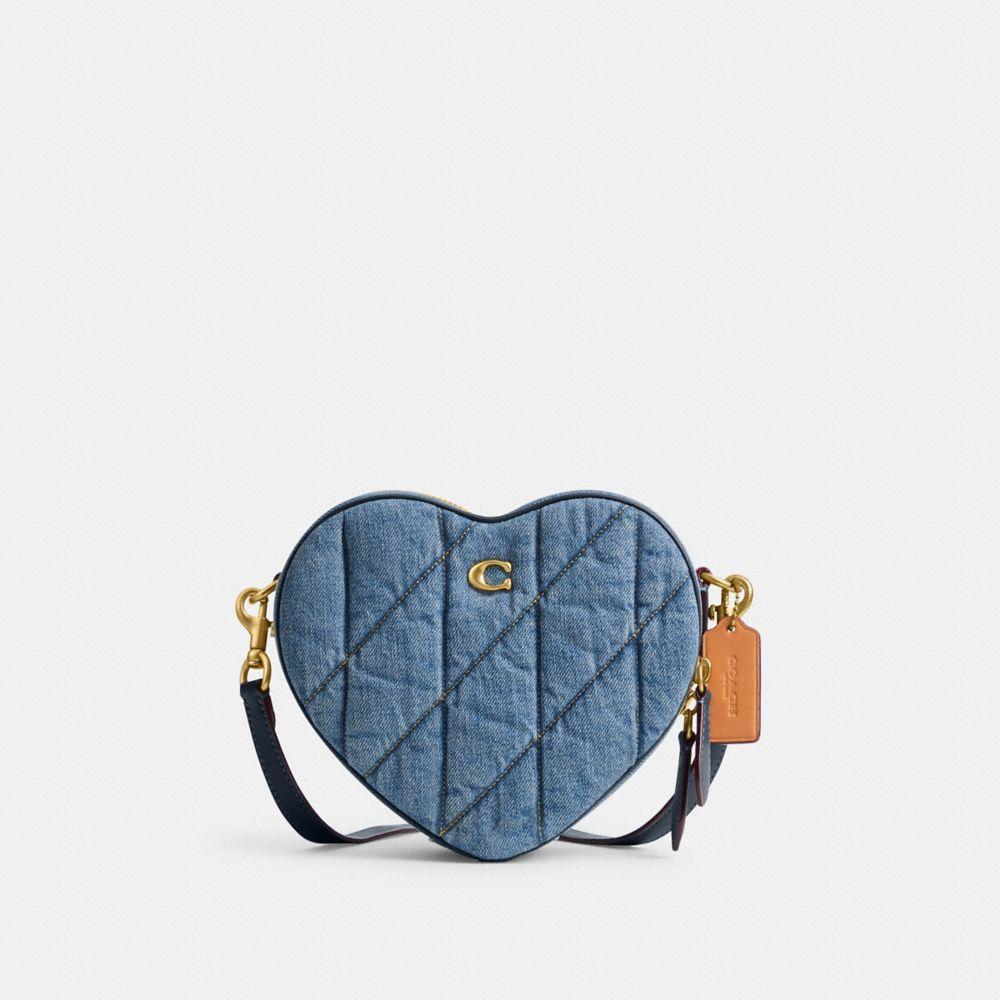 Heart Crossbody Bag With Quilting Product Image