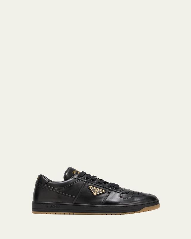 Mens Downtown Napa Leather Low-Top Sneakers Product Image