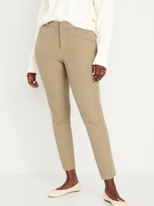 High-Waisted Pixie Skinny Ankle Pants Product Image