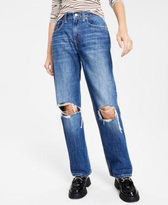 Low Pro Classic Straight-Leg High Rise Jeans Product Image