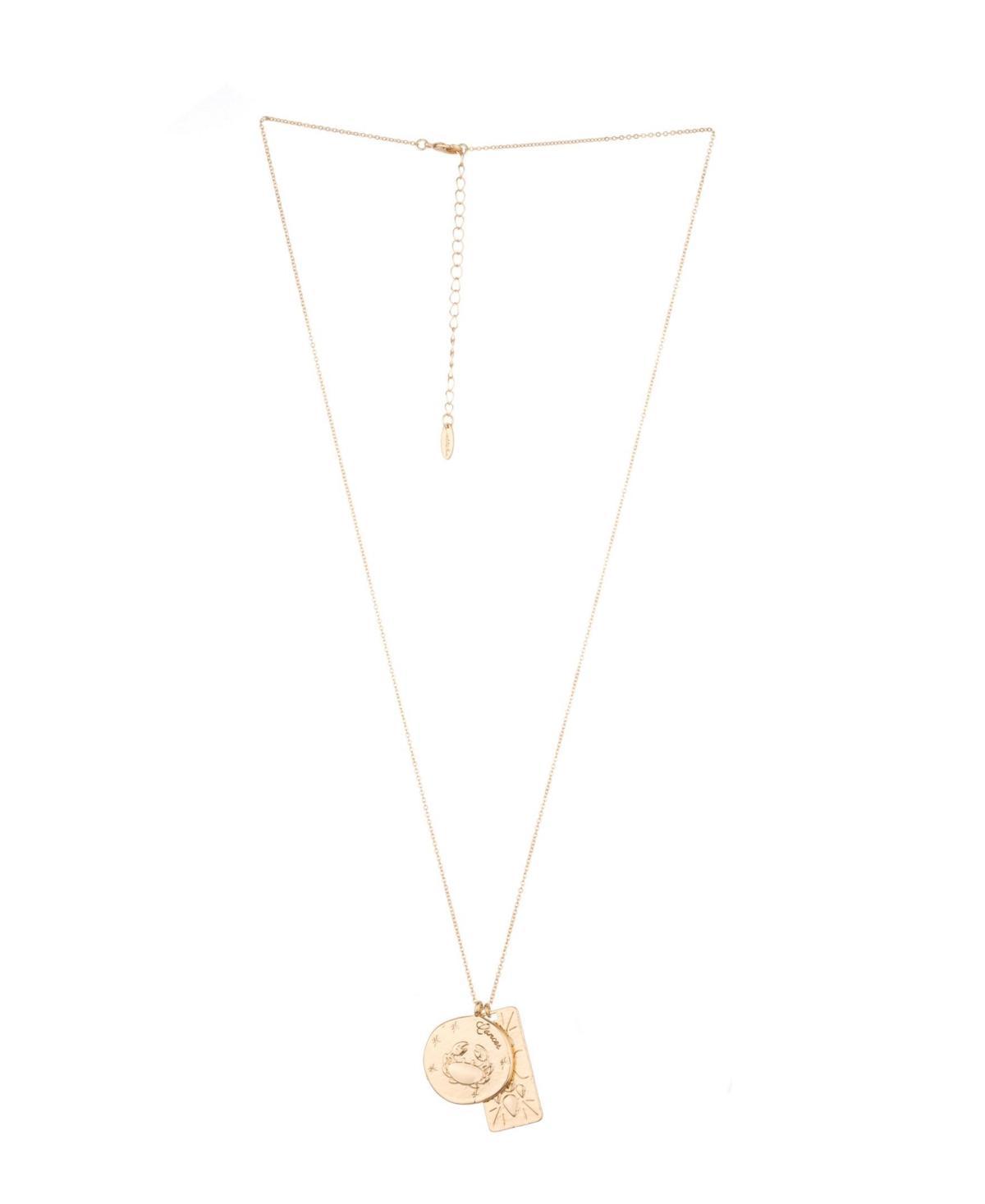 Ettika Womens Zodiac Double Charm Necklace Product Image