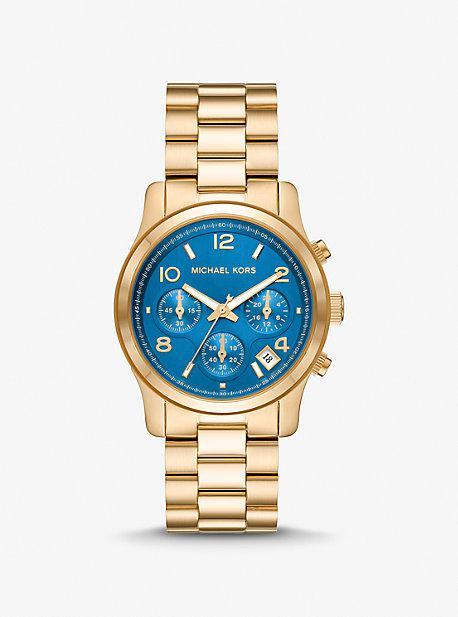 Oversized Pavé Logo -Tone Watch Product Image