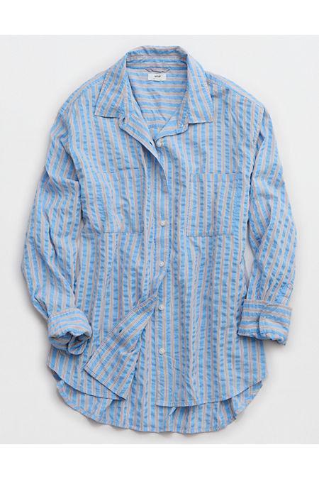 Aerie Off Duty Seersucker Shirt Women's Product Image