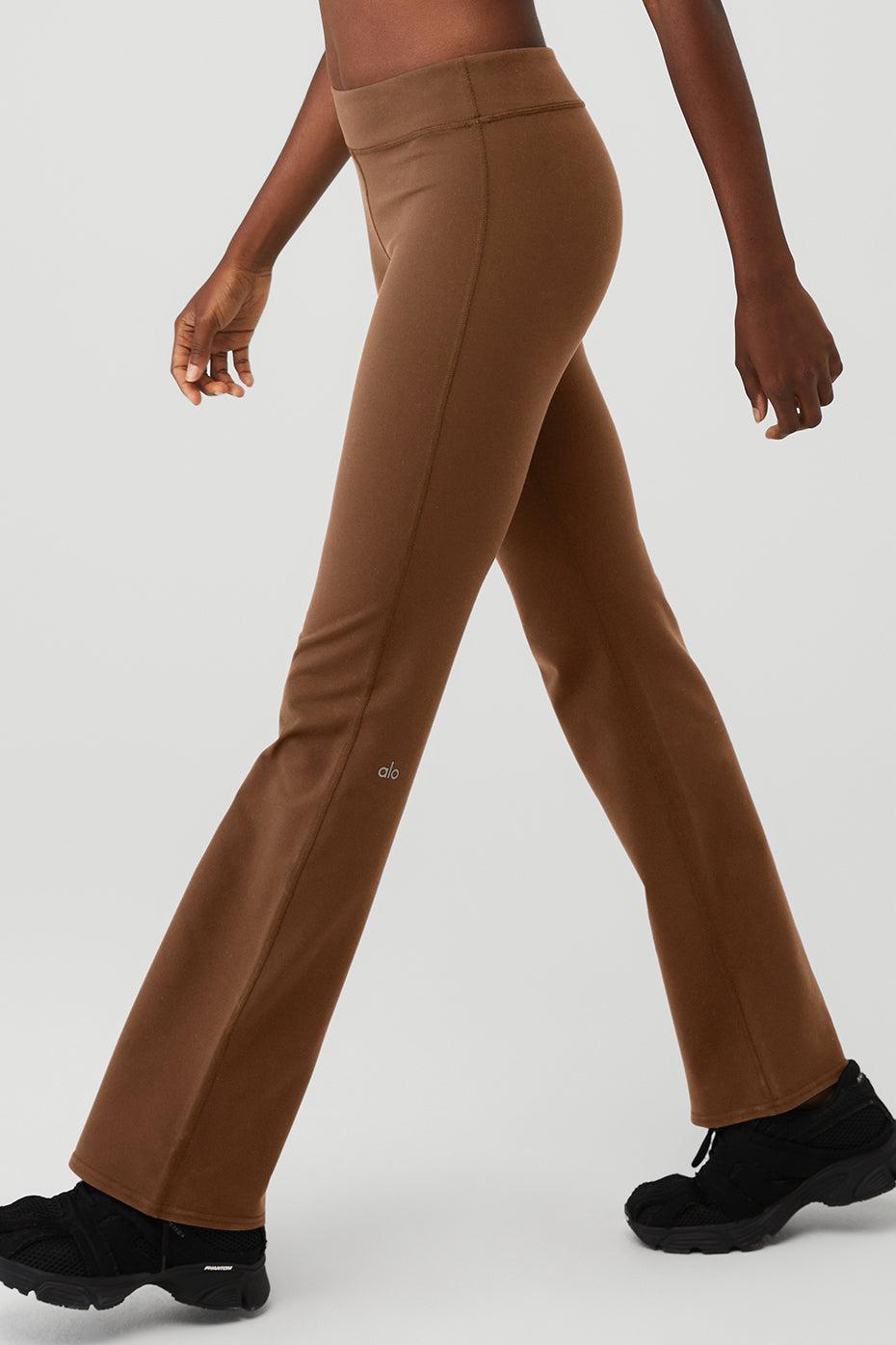 Airbrush Low-Rise Bootcut Legging - Cinnamon Brown Female Product Image