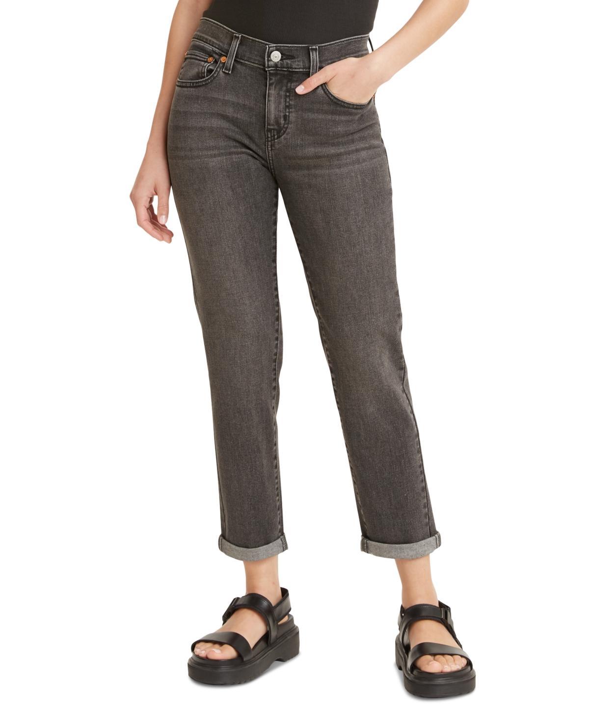 Women's Relaxed Boyfriend Tapered-Leg Jeans Product Image