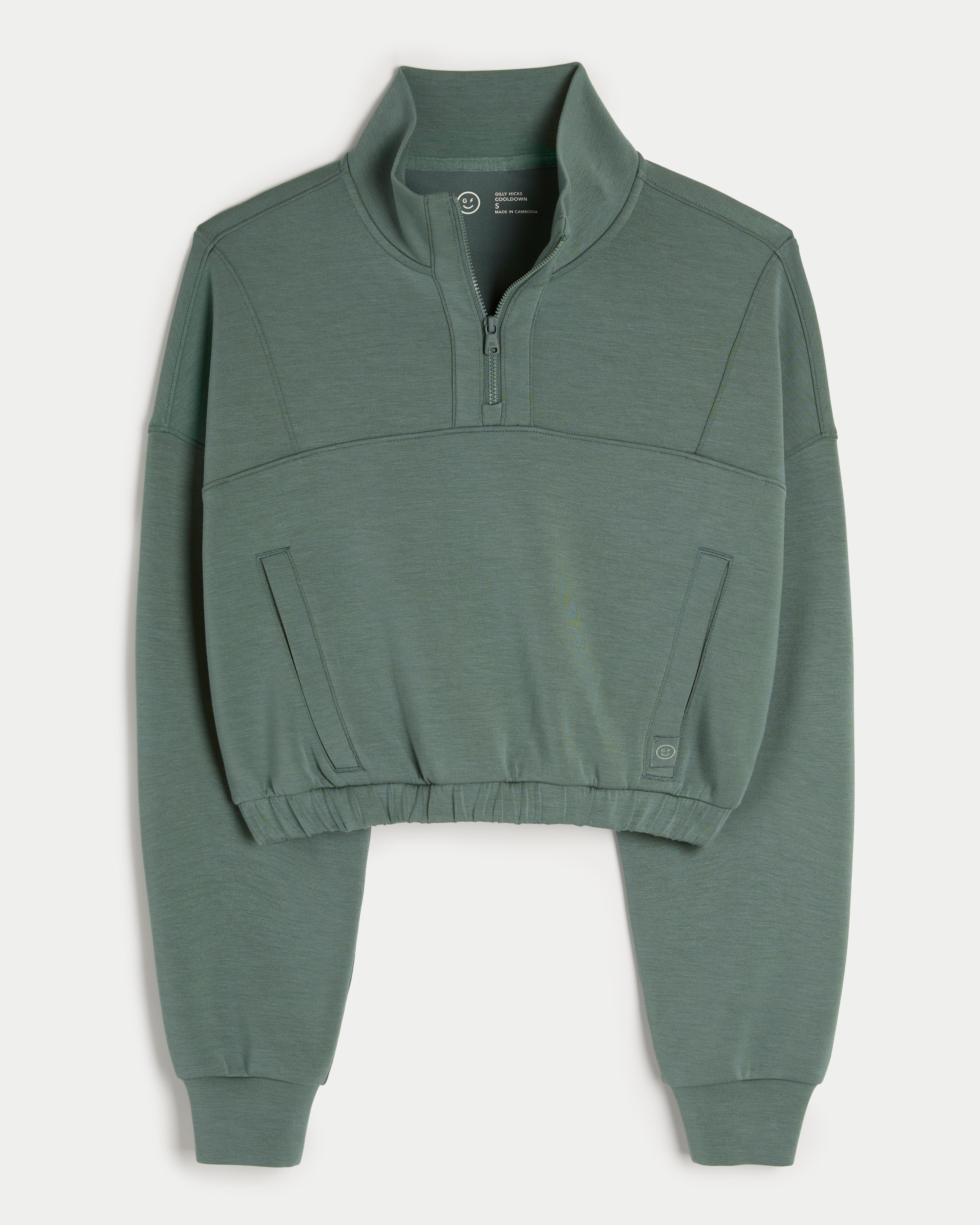 Gilly Hicks Active Cooldown Quarter-Zip Top Product Image