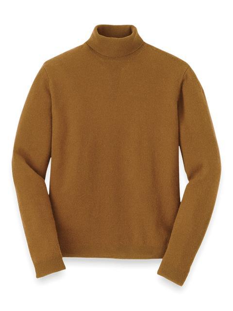 Cashmere Turtleneck Sweater - Brown Product Image