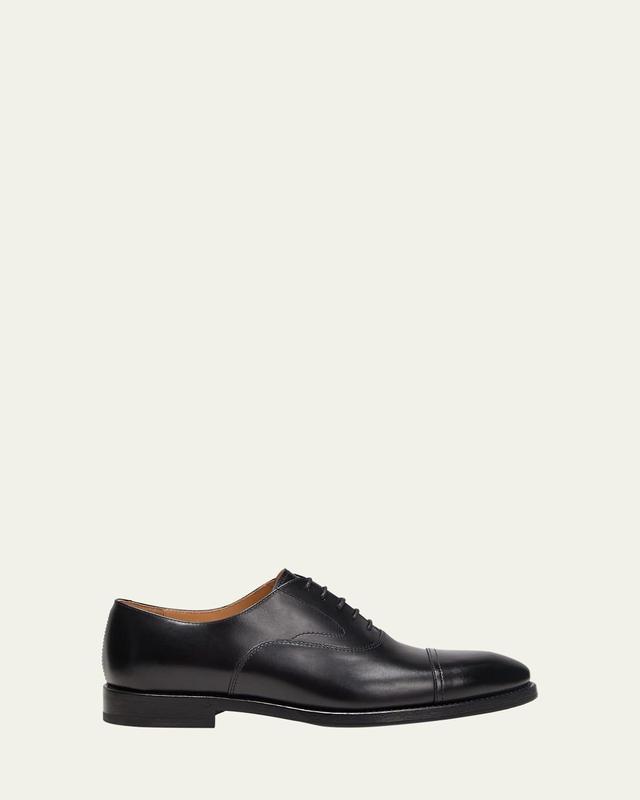 Men's Calf Leather Cap-Toe Oxfords Product Image