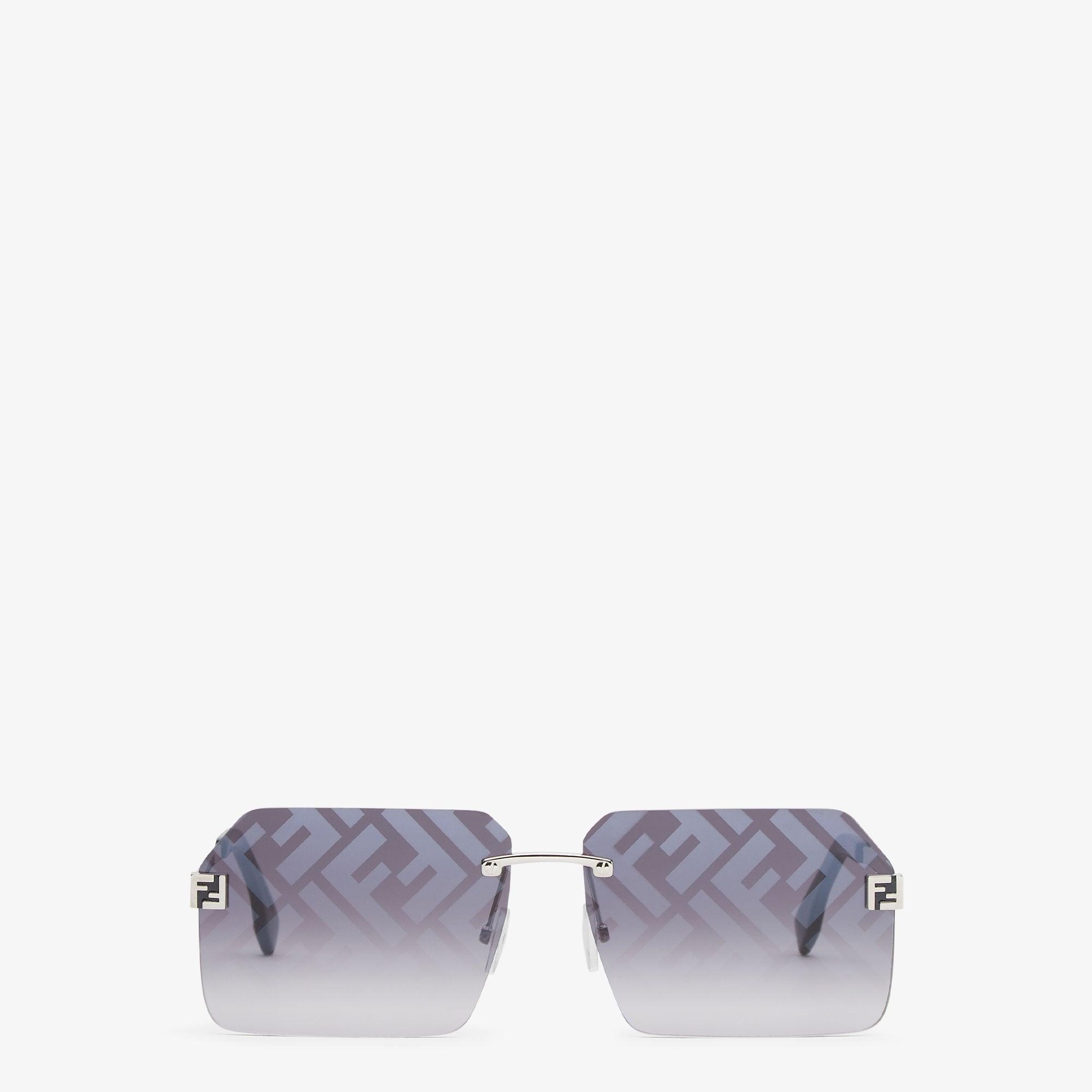 Fendi SkySilver-colored metal sunglasses Product Image