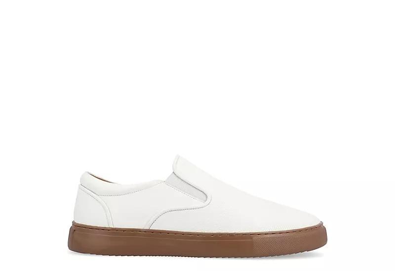 Thomas & Vine Conley Mens Leather Slip-On Sneakers Product Image