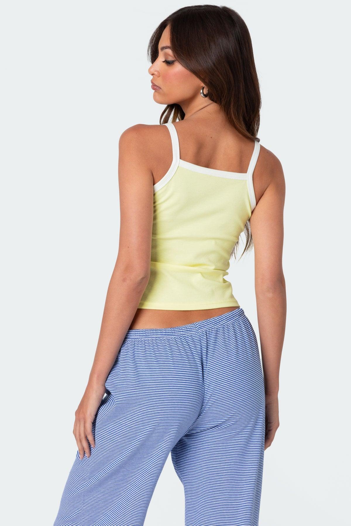 Ramira Contrast Tank Top Product Image