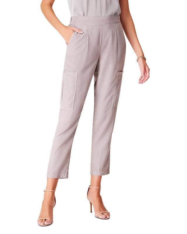 Womens Refined Satin Cargo Pants Product Image