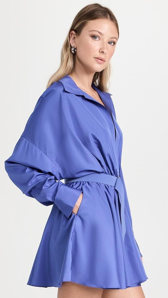 Norma Kamali Super Oversized Flared Mini Dress | Shopbop Product Image