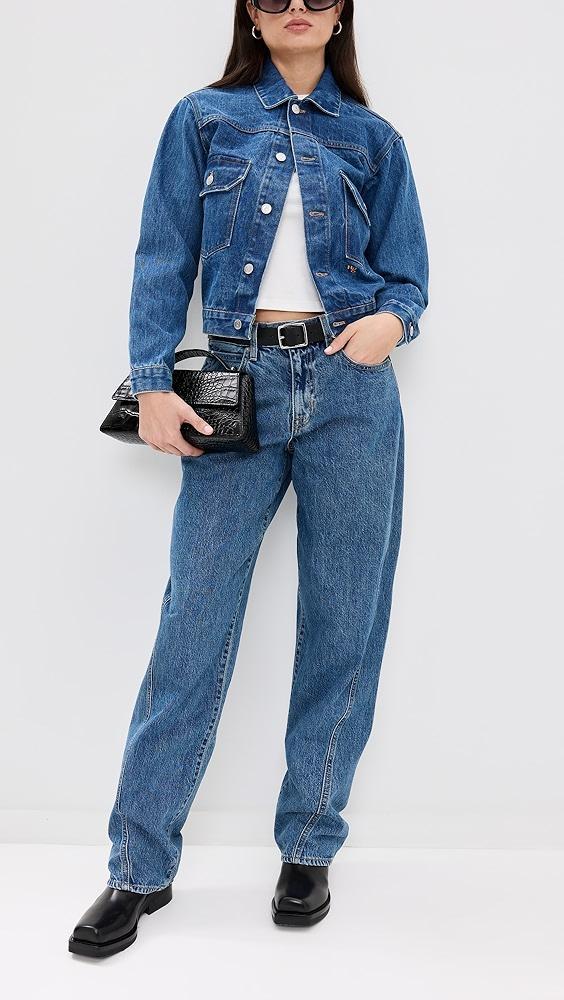 SLVRLAKE Tess Long Curve Seam Jeans | Shopbop Product Image