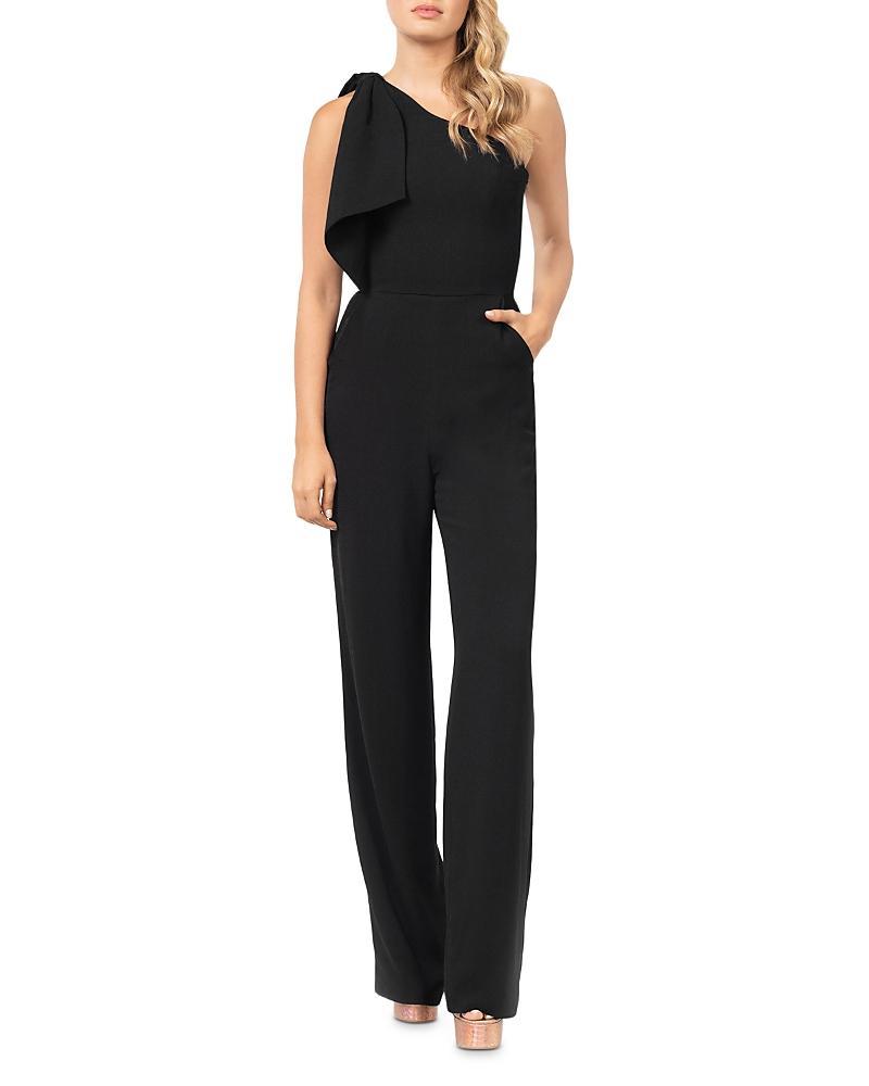 Dress the Population Tiffany One-Shoulder Jumpsuit Product Image