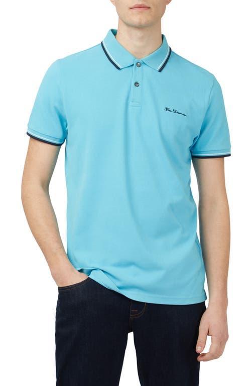 Ben Sherman Mens Signature Tipped Short-Sleeve Polo Shirt Product Image