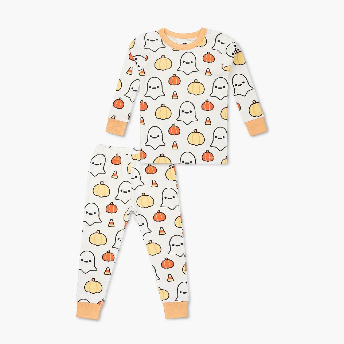 Monica + Andy Matching Family Two-Piece Pajama Set Happy Halloween Product Image