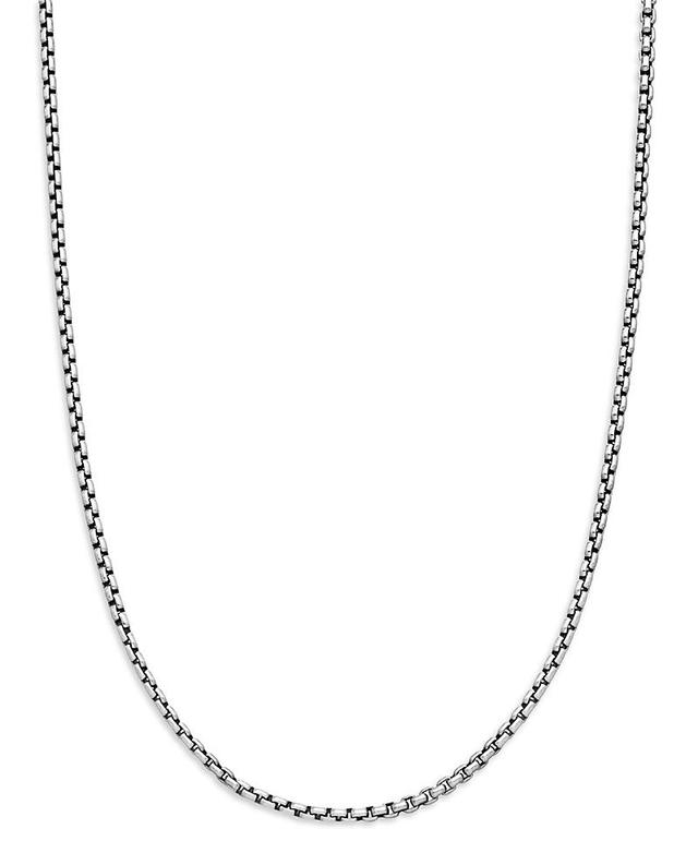 Womens Box Chain Slider Necklace Product Image