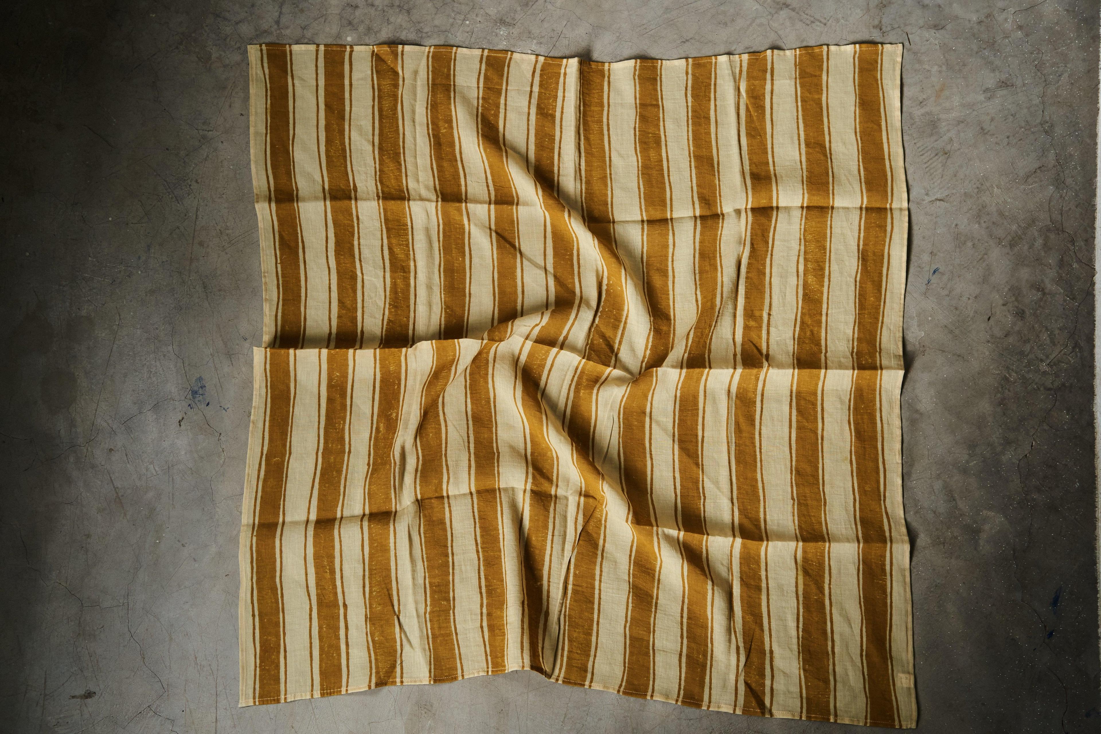 Mustard Zebra Stroll Bandana Product Image