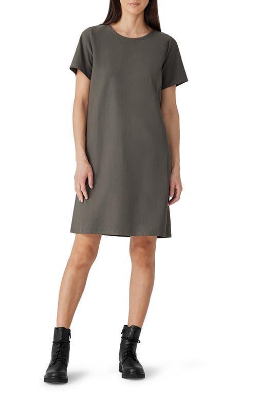 Eileen Fisher Jewel Neck Knee Length Dress Women's Dress Product Image