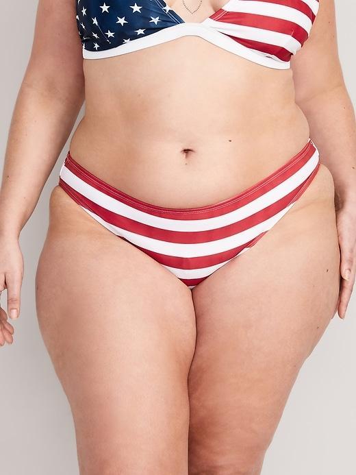 High-Waisted Classic Bikini Swim Bottoms Product Image