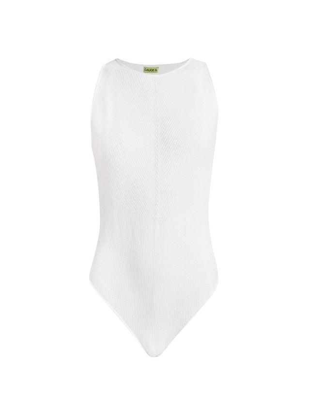 Womens Olmos Rib-Knit Bodysuit Product Image