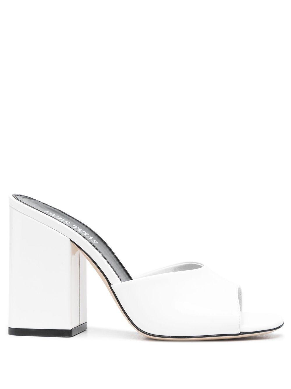 PARIS TEXAS Anja Sandals In White Product Image