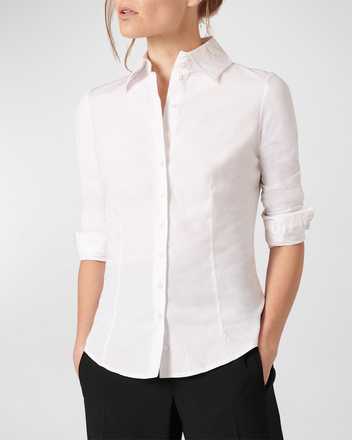 Womens Armantine Stretch-Cotton Shirt Product Image