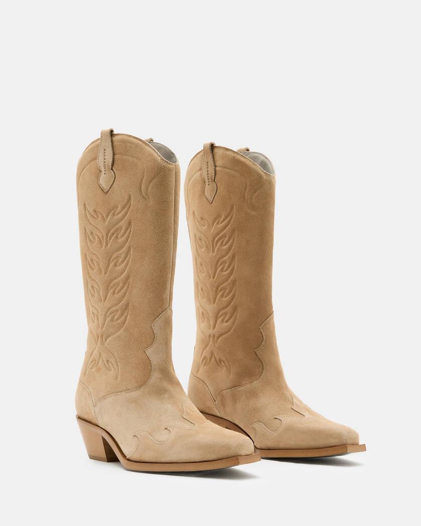 Dolly Western Leather Boots Product Image