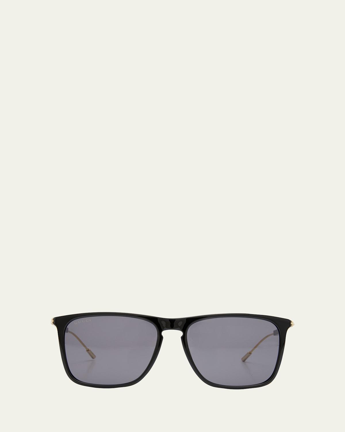 Mens Logo Plaqu Aviator Sunglasses Product Image