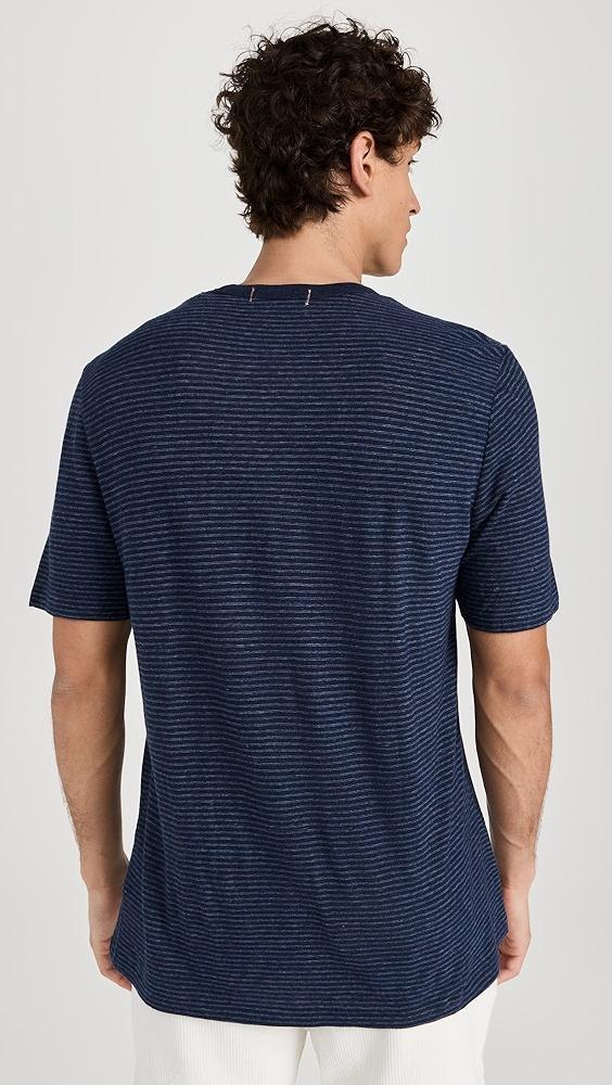 Faherty Short Sleeve Vintage Chambray Tee | Shopbop Product Image